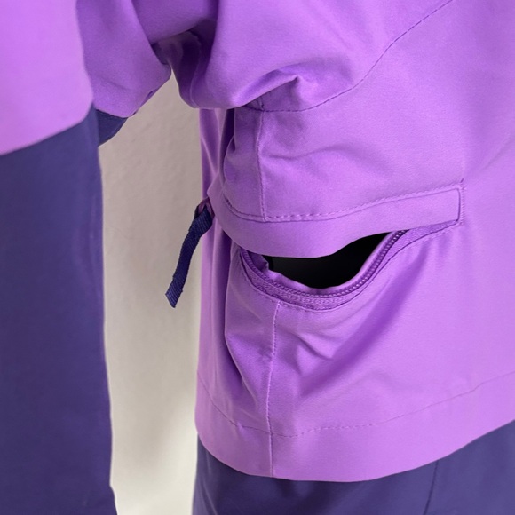 All in Motion Two-Tone Purple Kids Puffer Jacket - Picture 4 of 9